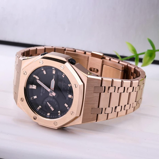 HIGHWRIST GA2100 Rose Gold – Steel Collection